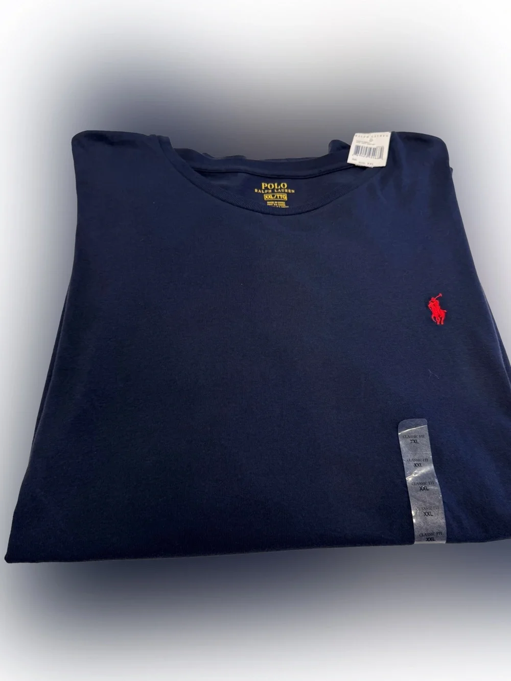 Polo Ralph Lauren Men's Navy Blue Long-Sleeve Crewneck T-Shirt Sz XXL NWT